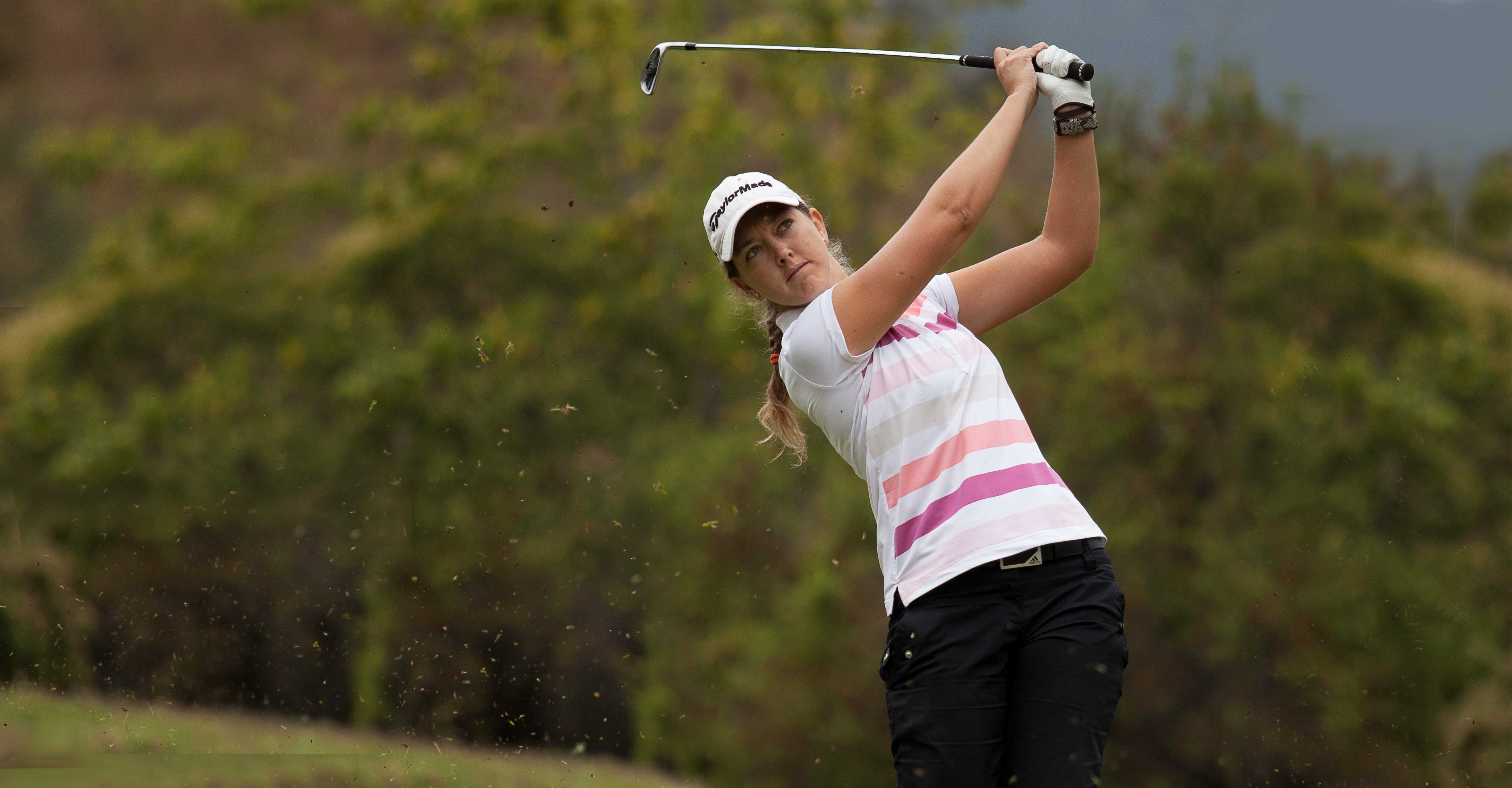 Paz Echeverría en su primer major