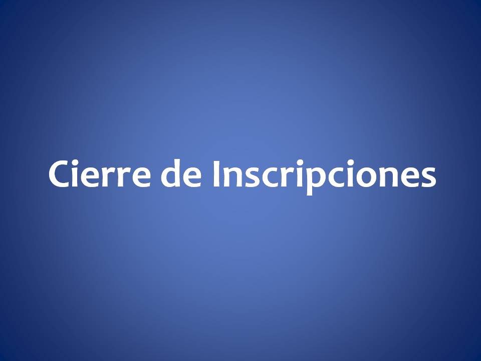 Cierre de Inscripciones Campeonatos Golf Action