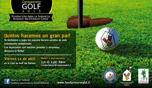 3º Campeonato de Golf a beneficio de la Fundación Ronald McDonald