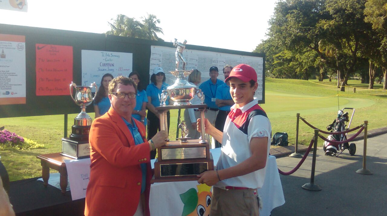 Joaquín Niemann campeón del Orange Bowl 